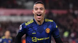 Mason Greenwood with Manchester United