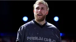 Jake Paul looks on as they enter the arena