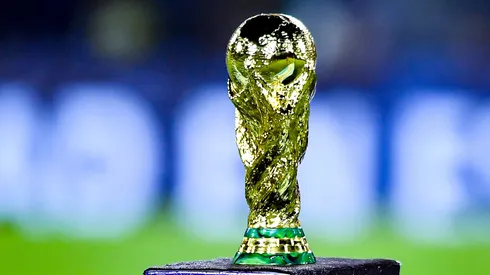 The FIFA World Cup trophy
