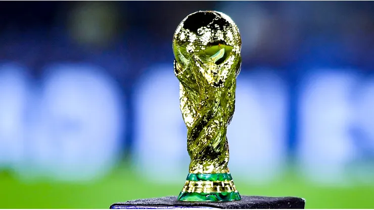 The FIFA World Cup trophy