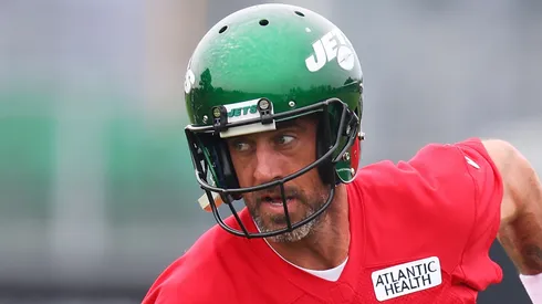 Aaron Rodgers quarterback of the New York Jets