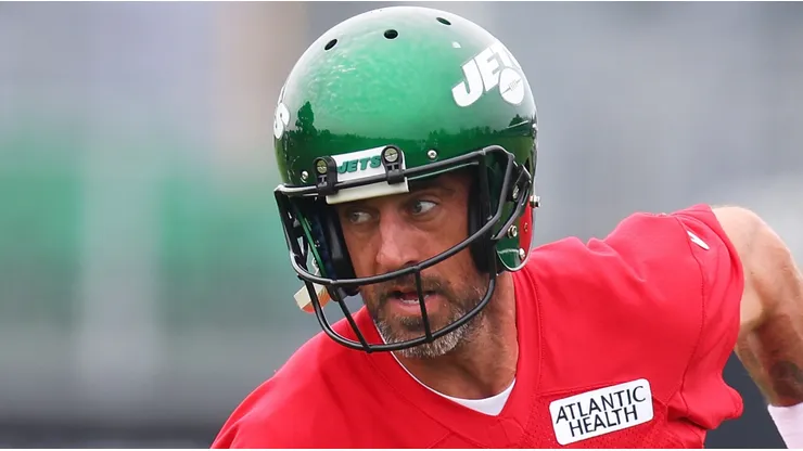 Aaron Rodgers quarterback of the New York Jets