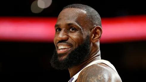 LeBron James of the Los Angeles Lakers