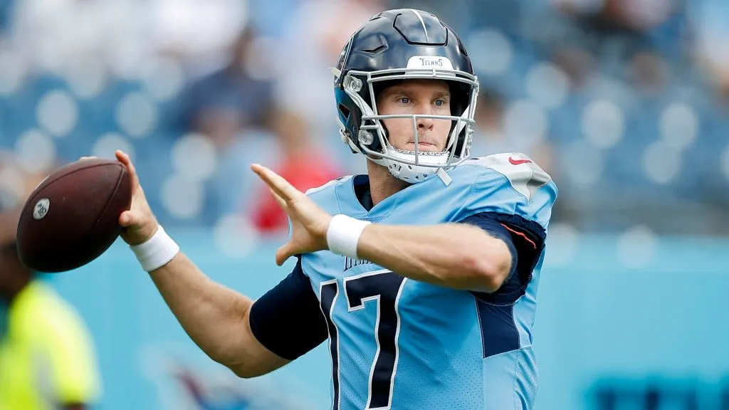 Ryan Tannehill quarterback of the Tennessee Titans