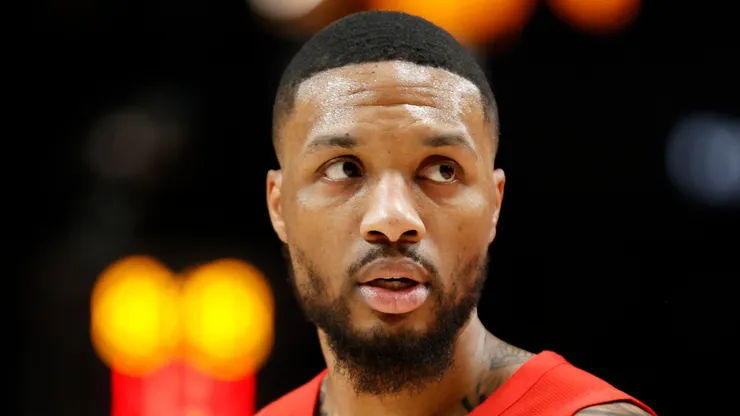 Damian Lillard with the Portland Trail Blazers