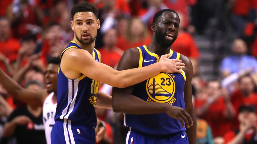 Klay Thompson and Draymond Green