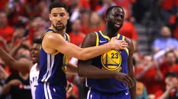 Klay Thompson and Draymond Green