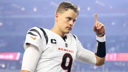 Joe Burrow before a game with the Bengals.