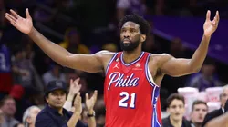 Joel Embiid during a Sixers game.