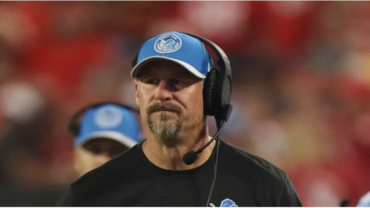 Head coach Dan Campbell of Lions