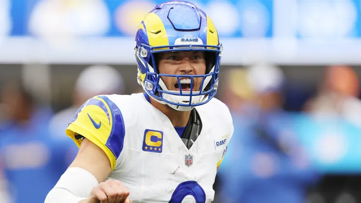 Matthew Stafford #9 of the Los Angeles Rams