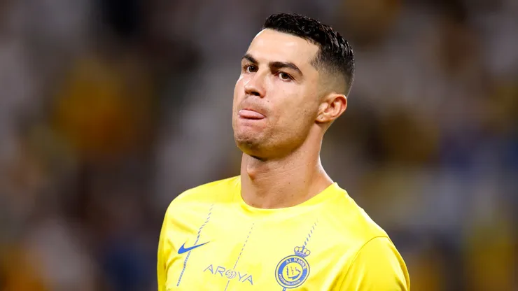 Cristiano Ronaldo in action for Al Nassr