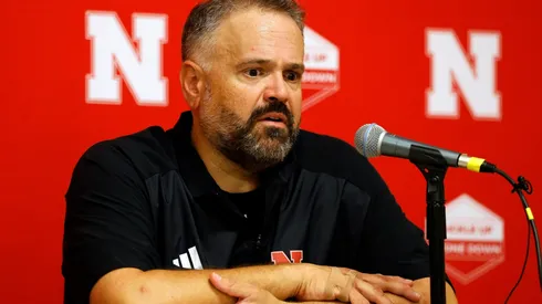 Head coach Rhule of Nebraska