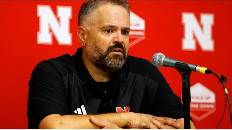 Head coach Rhule of Nebraska