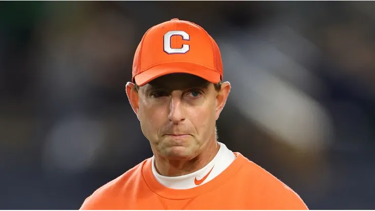 Head Coach Swinney of Clemson Tigers