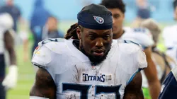 Derrick Henry, running back of the Tennessee Titans, during the 2023 NFL season