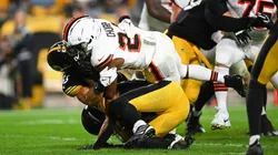 Minkah Fitzpatrick, Nick Chubb - Cleveland Browns vs Pittsburgh Steelers - NFL 2023