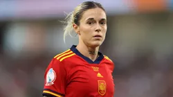 Mapi Leon with Spain's national team