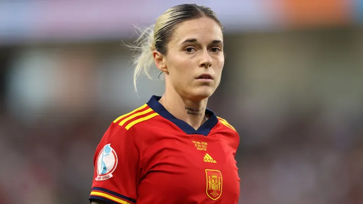 Mapi Leon with Spain's national team