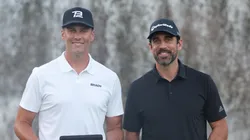 Tom Brady (left) with Aaron Rodgers (right) - 2022