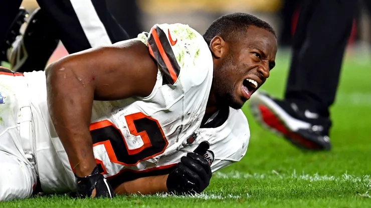 Nick Chubb, running back of the Cleveland Browns