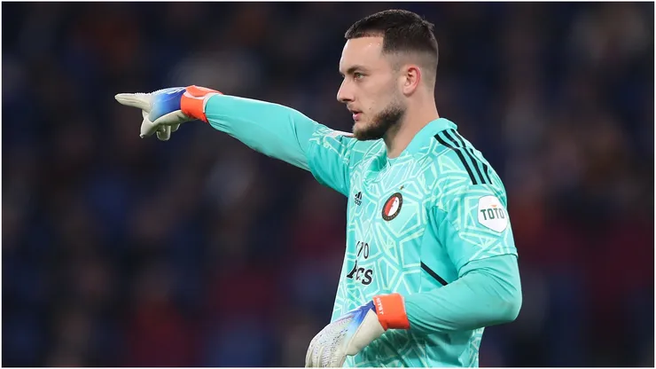 Justin Bijlow of Feyenoord