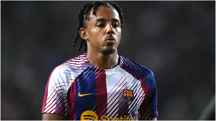 Jules Kounde of FC Barcelona