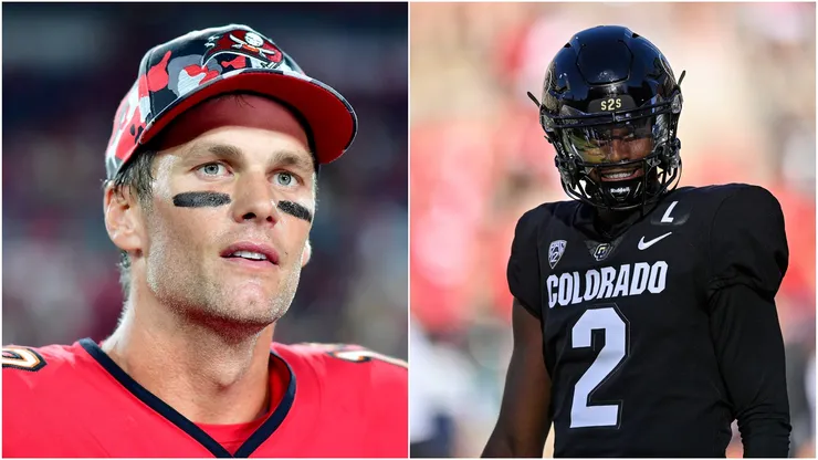 Tom Brady and Shedeur Sanders