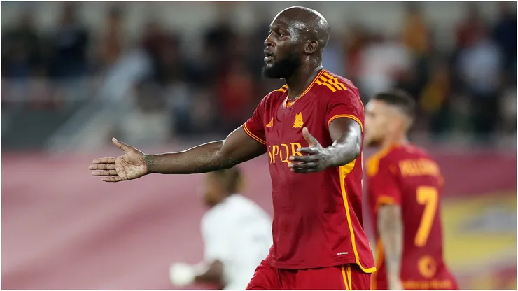 Romelu Lukaku of AS Roma