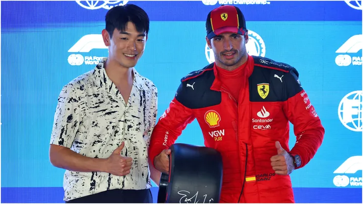Pole position qualifier Carlos Sainz