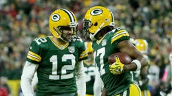 Davante Adams with Aaron Rodgers - Green Bay Packers - NFL 2018