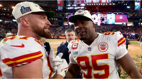 Travis Kelce and Chris Jones