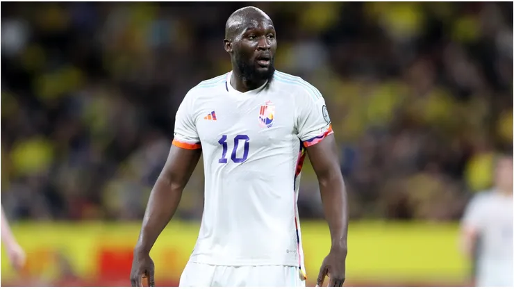 Romelu Lukaku of Belgium