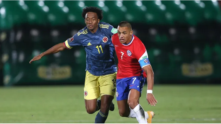 Juan Guillermo Cuadrado against Alexis Sanchez