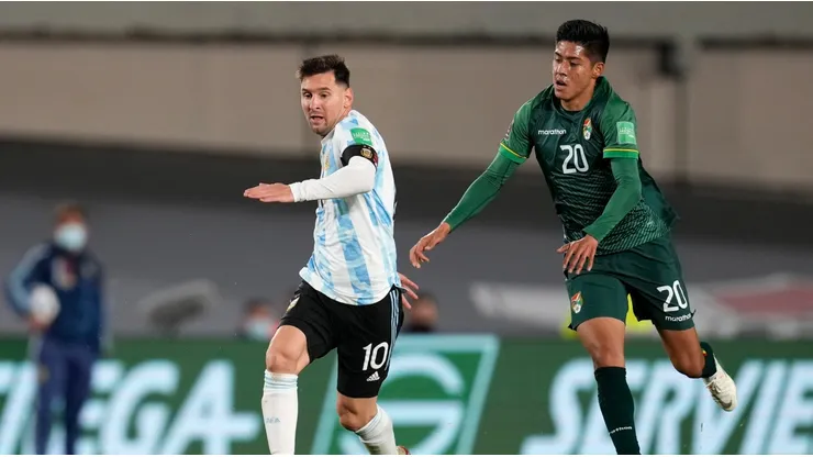 Messi against Bolivia