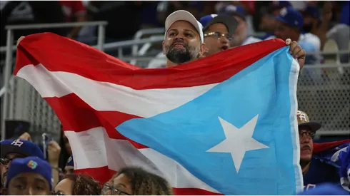 A fan of Team Puerto Rico
