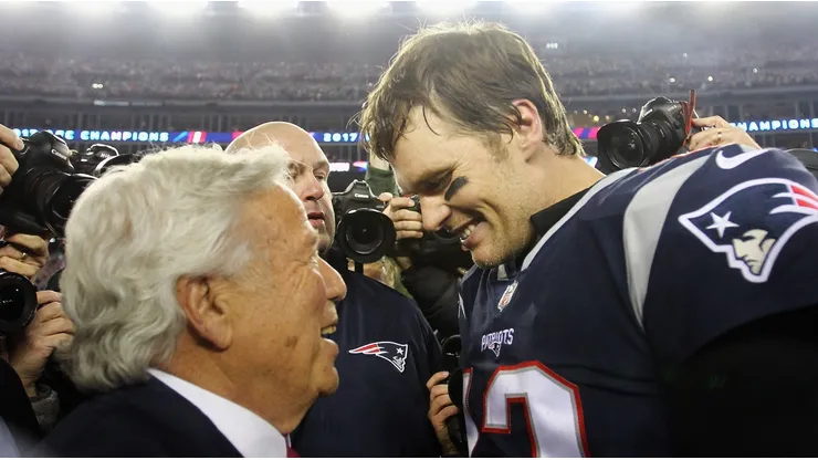 Robert Kraft and Tom Brady