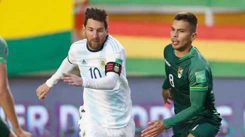 Messi against Bolivia