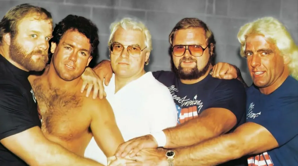 The Four Horsemen (Ric Flair, Arn Anderson, Tully Blanchard, Barry Windham)