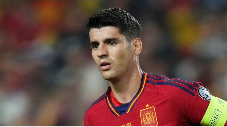 Alvaro Morata of Spain