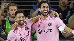 Campana with Messi at Inter