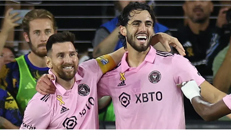Campana with Messi at Inter