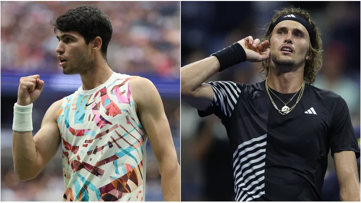 Alcaraz of Spain and Zverev of Germany