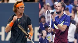 Rublev and Medvedev fo Russia