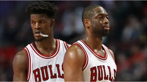 Jimmy Butler and Dwyane Wade