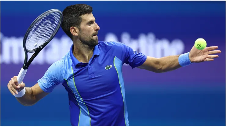 Novak Djokovic of Serbia