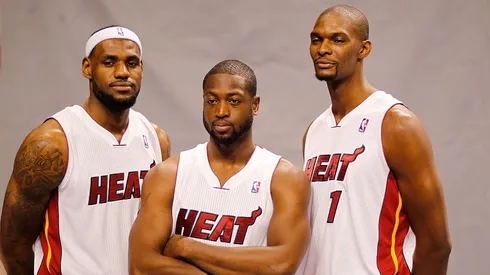 LeBron James, Dwyane Wade and Chris Bosh