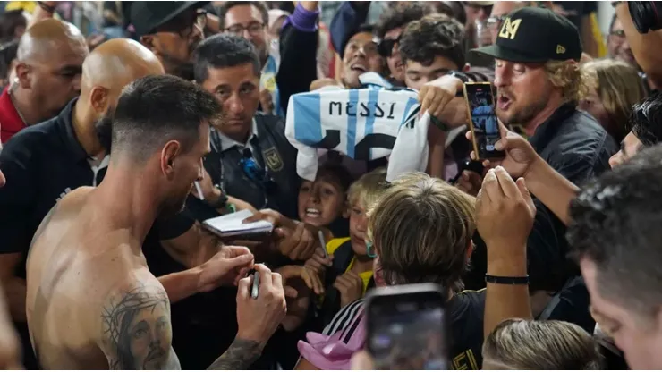 Owen Wilson meets Lionel Messi after Inter Miami win over LAFC