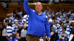 Duke football head coach Mike Elko