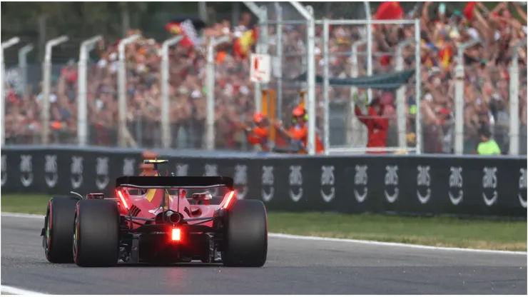 Pole position qualifier Carlos Sainz